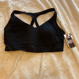 AVIA XL (16-18) black sports bra NWT